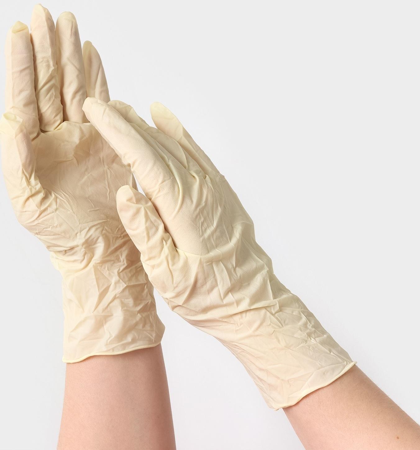 Латексные перчатки смотровые неопудренные, текстурированные, н/ст, размер XS