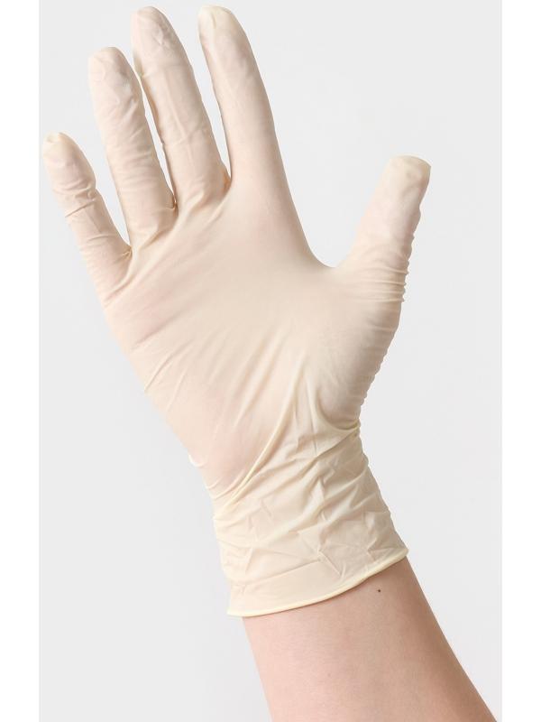 Латексные перчатки смотровые неопудренные, текстурированные, н/ст, размер S