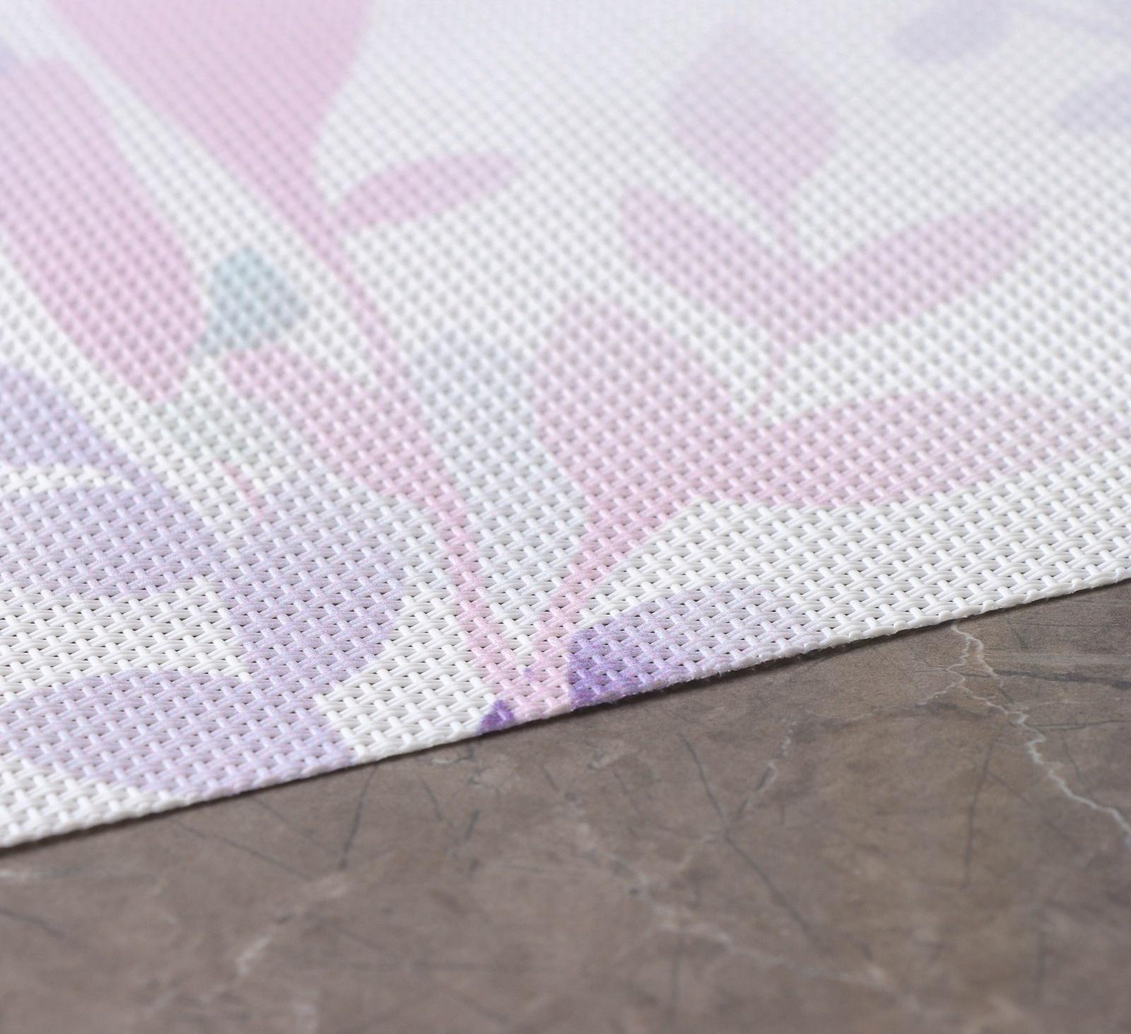 Набор салфеток сервировочных Доляна «Акварель», 4 шт, 45×30 см, цвет розовый