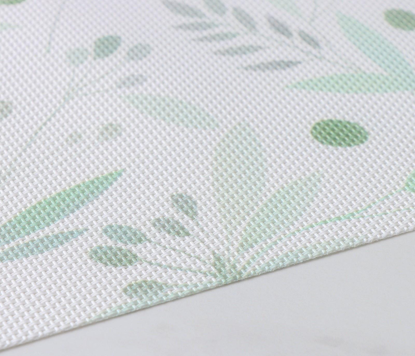 Набор салфеток сервировочных Доляна «Акварель», 4 шт, 45×30 см, цвет зеленый