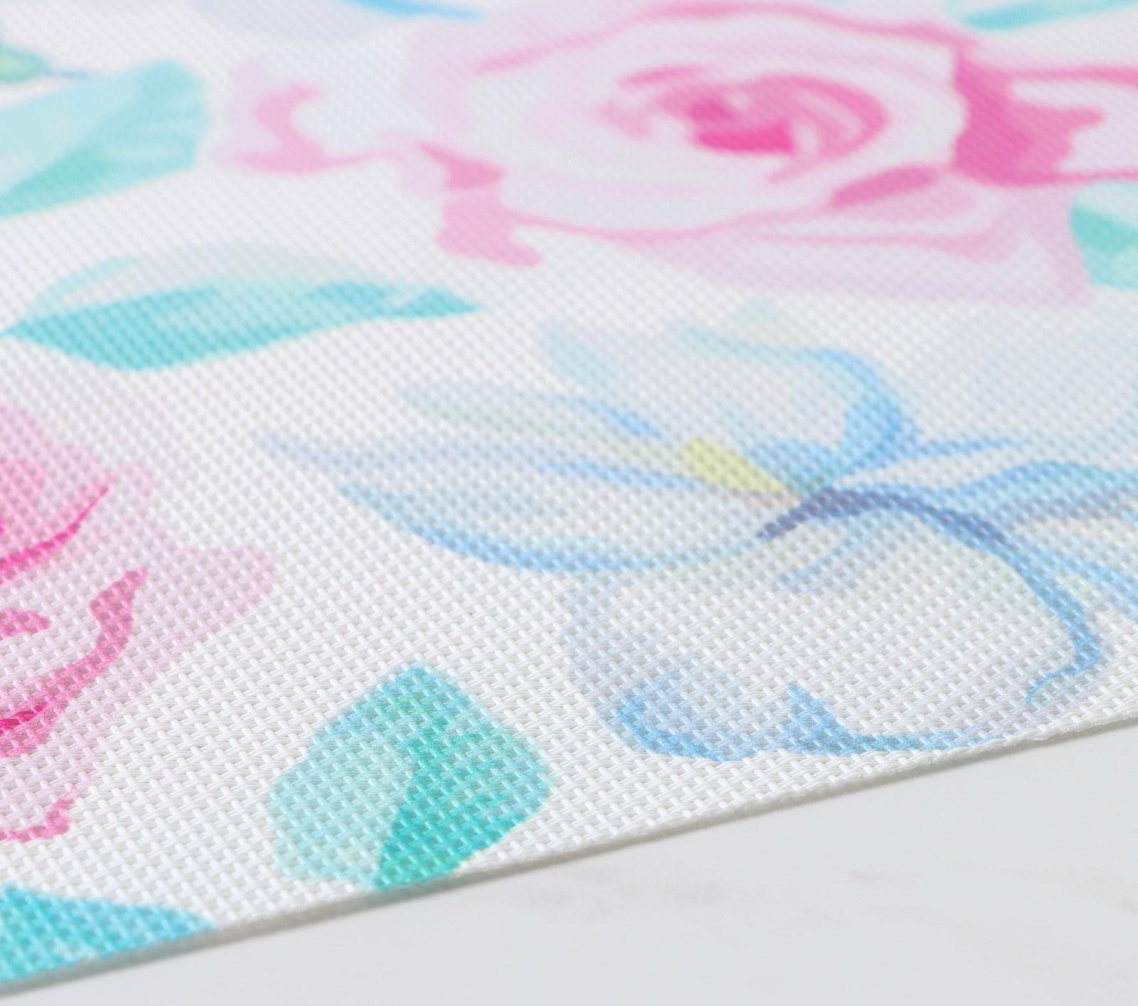 Набор салфеток сервировочных Доляна «Бутоны», 4 шт, 45×30 см