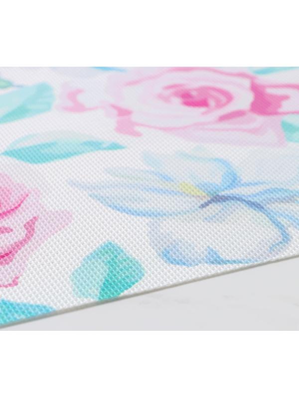 Набор салфеток сервировочных Доляна «Бутоны», 4 шт, 45×30 см