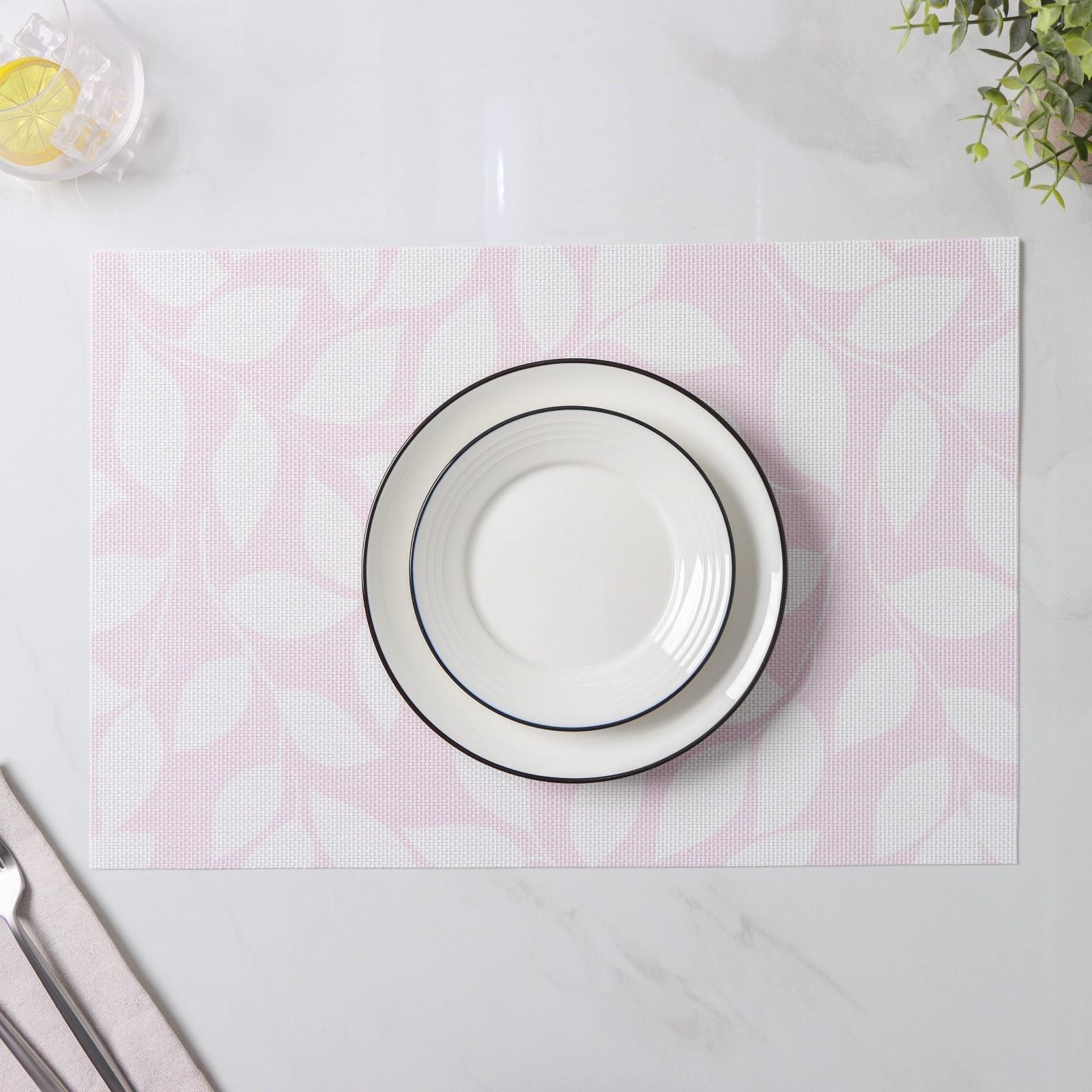 Набор салфеток сервировочных Доляна «Розовое настроение», 4 шт, 45×30 см, цвет розовый