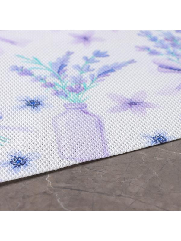 Набор салфеток сервировочных Доляна «Спокойствие», 4 шт, 45×30 см, цвет фиолетовый