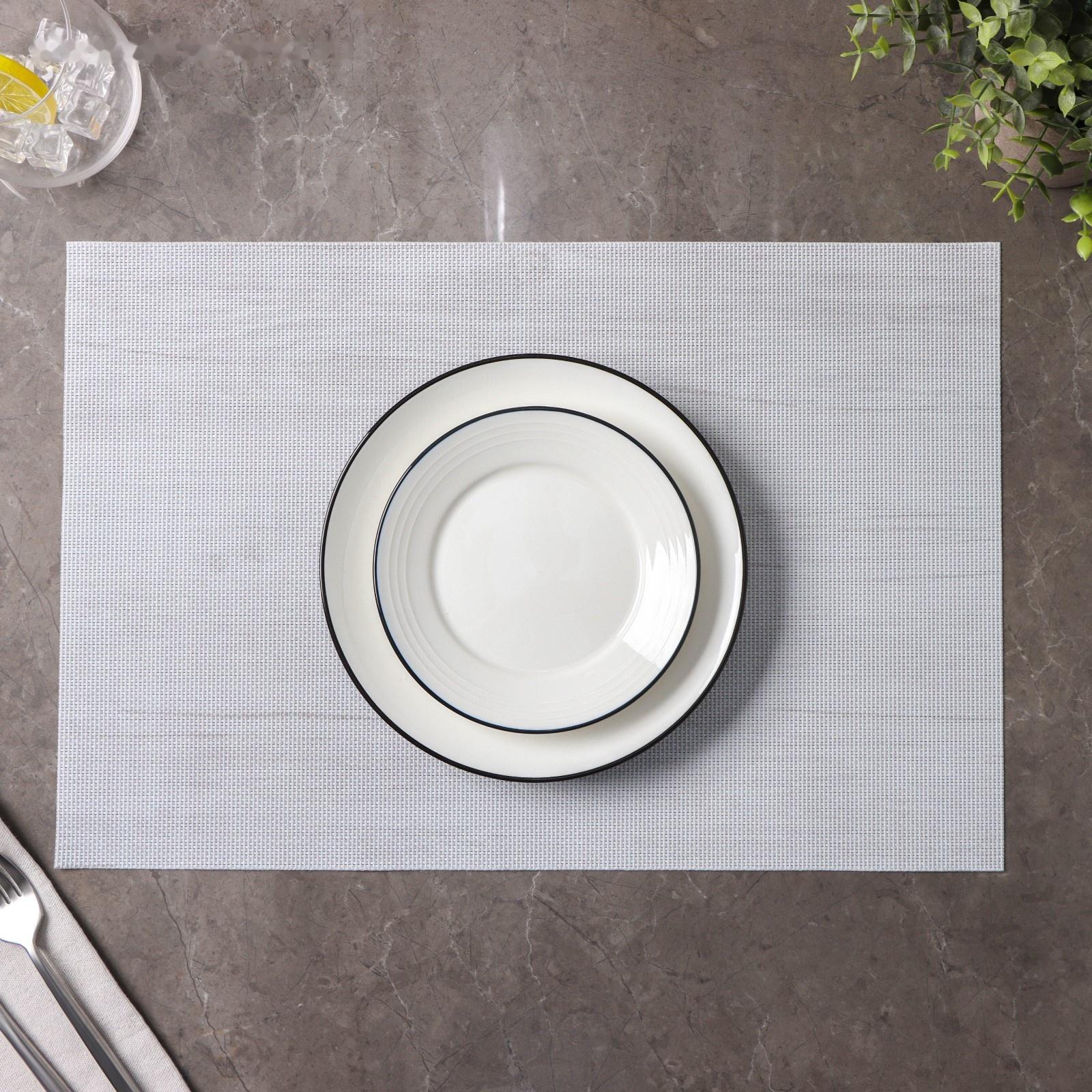 Набор салфеток сервировочных Доляна «Дерево», 4 шт, 45×30 см, цвет молочный