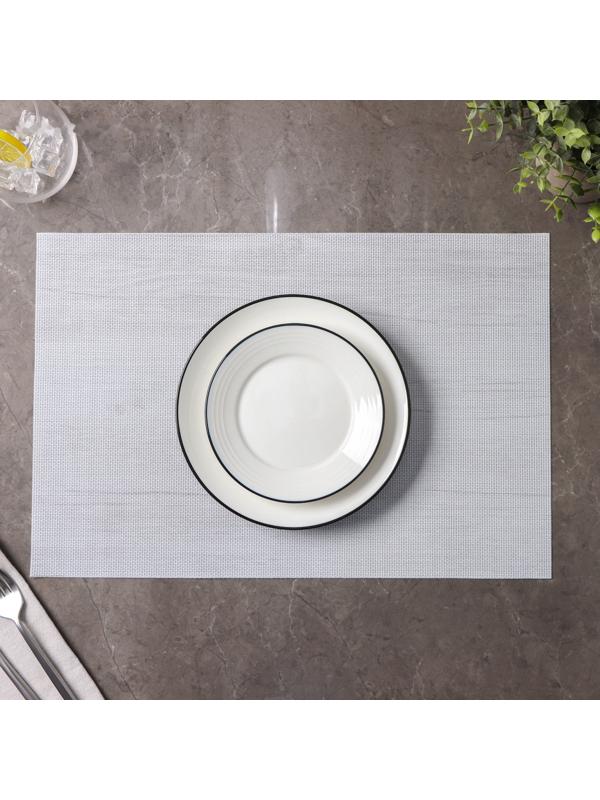 Набор салфеток сервировочных Доляна «Дерево», 4 шт, 45×30 см, цвет молочный