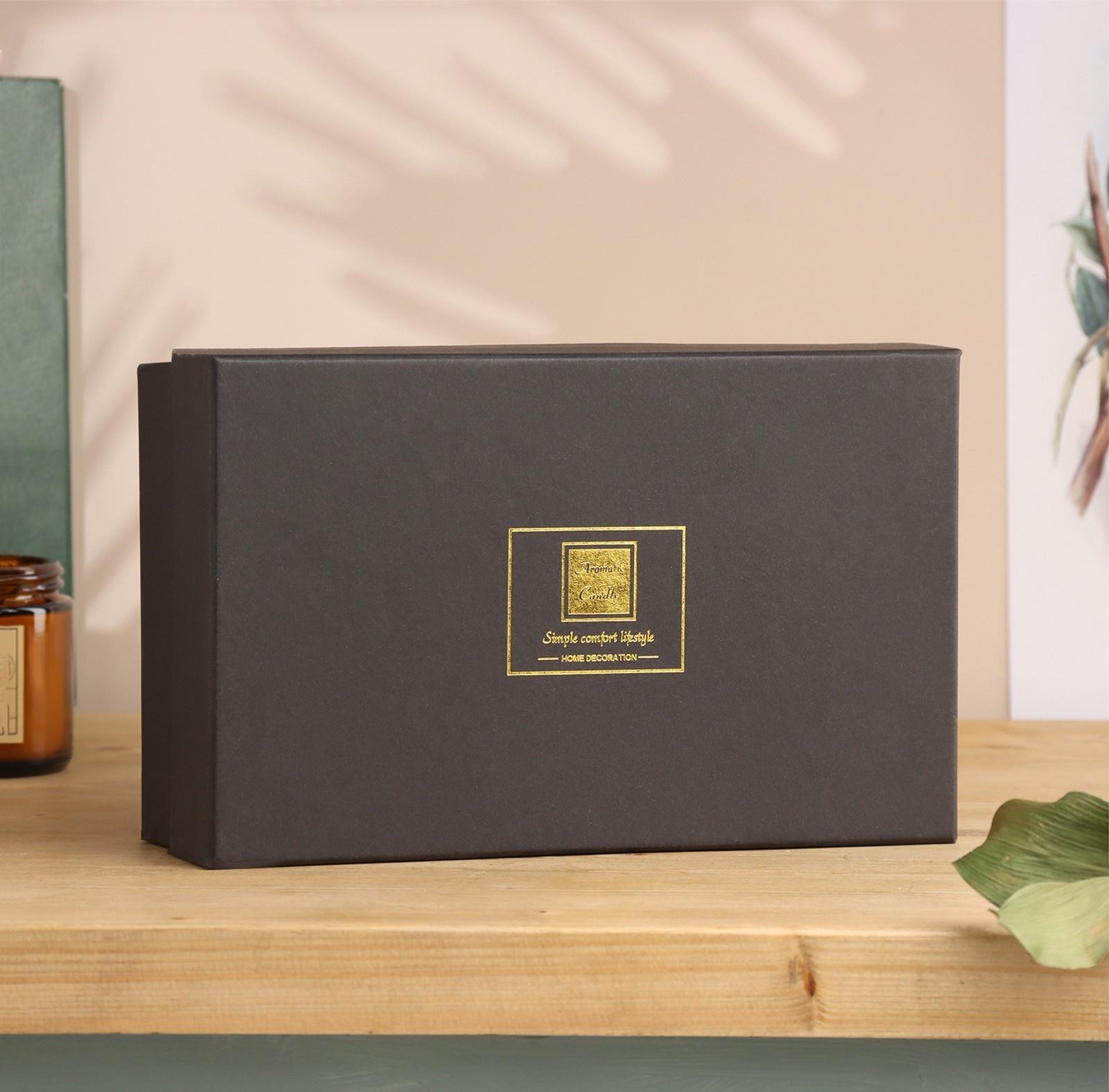 Набор диффузор 100 мл+свеча 6х9 см, черный джентельмен, черный