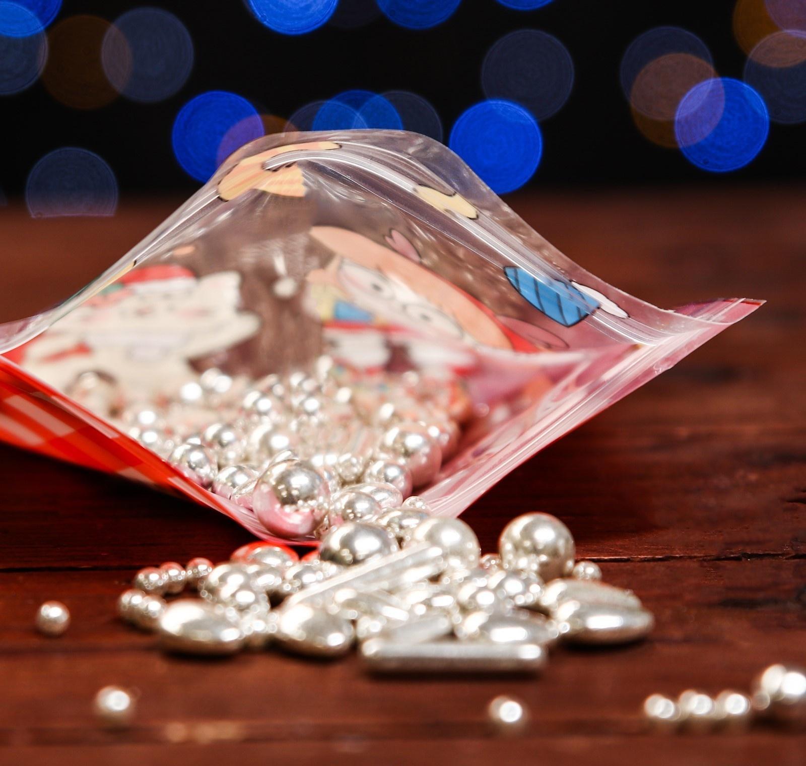 Пакет подарочный, с zip-lock застежкой 13.5 х 13.5 см