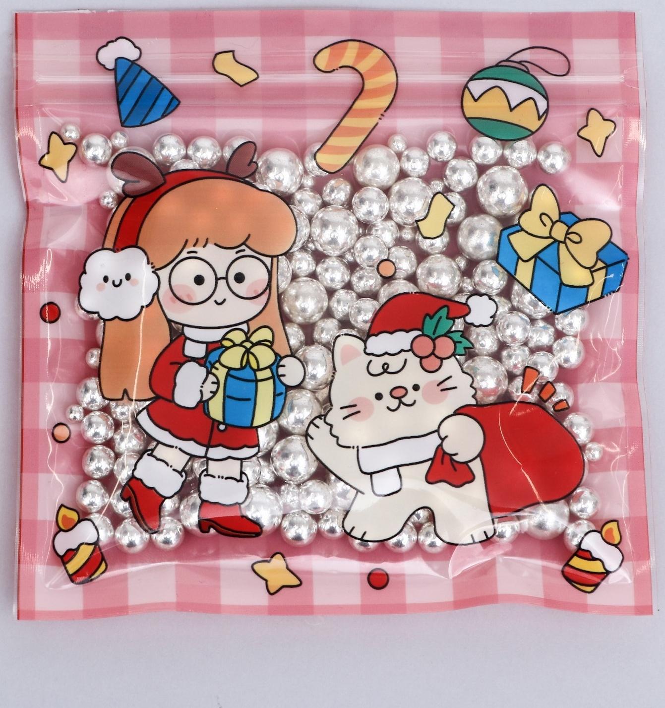 Пакет подарочный, с zip-lock застежкой 13.5 х 13.5 см