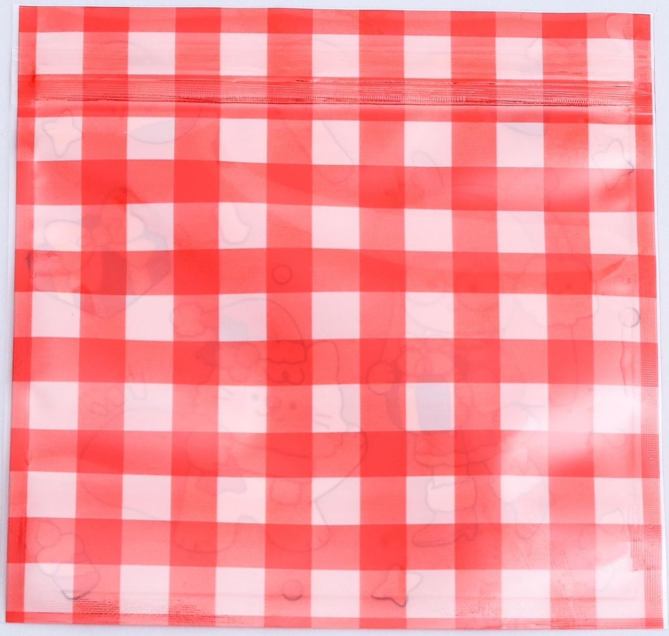 Пакет подарочный, с zip-lock застежкой 13.5 х 13.5 см