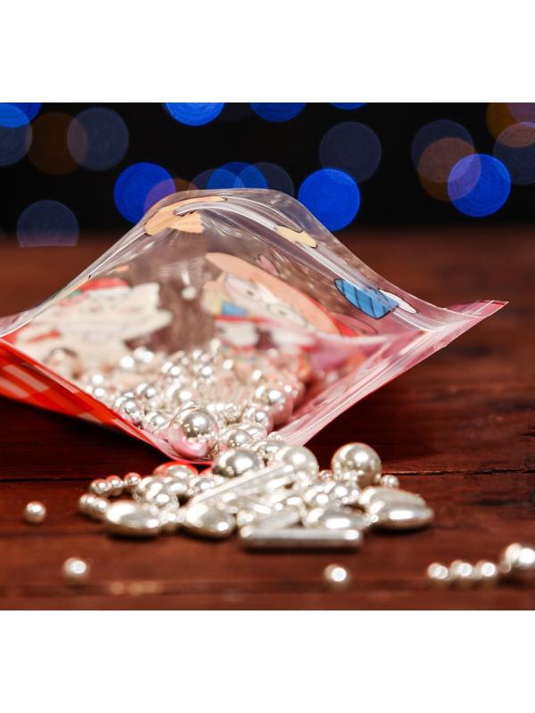 Пакет подарочный, с zip-lock застежкой 13.5 х 13.5 см