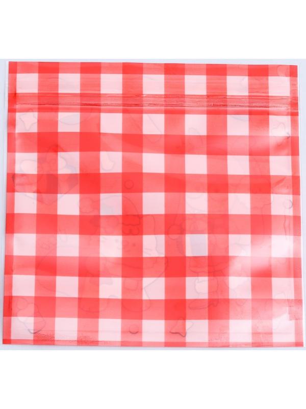 Пакет подарочный, с zip-lock застежкой 13.5 х 13.5 см