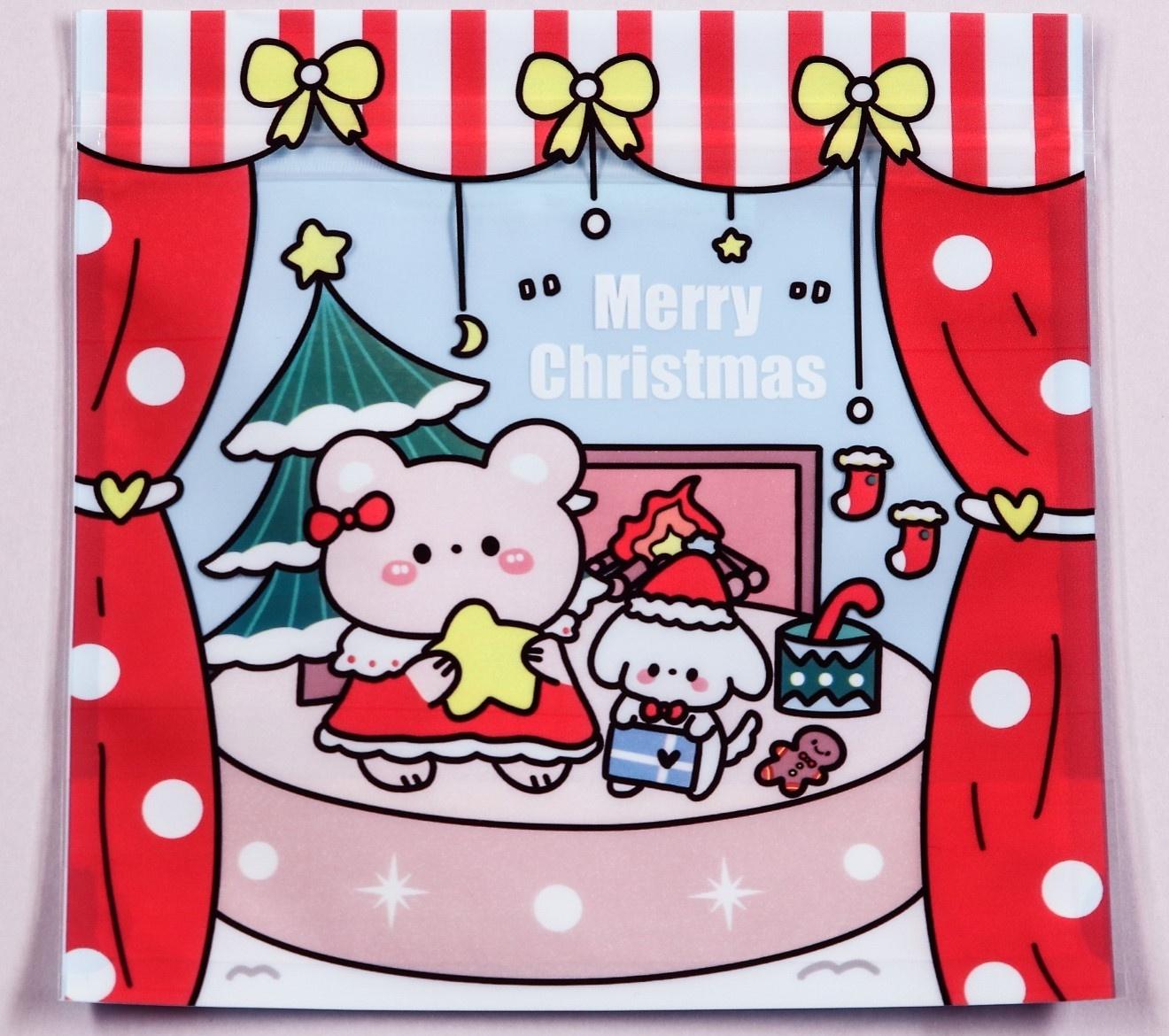 Пакет подарочный, с zip-lock застежкой 13.5 х 13.5 см