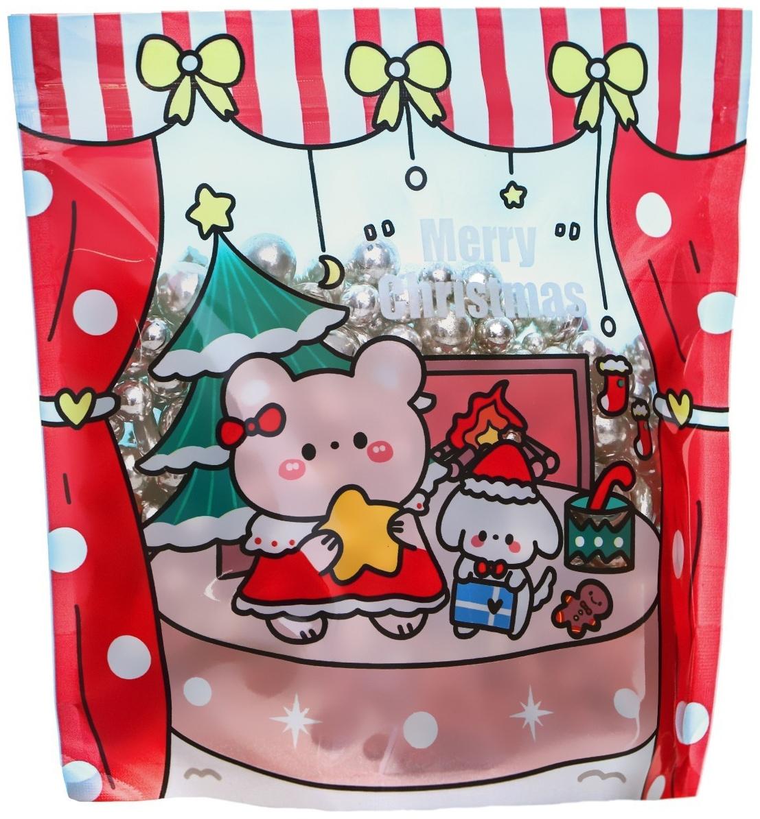 Пакет подарочный, с zip-lock застежкой 13.5 х 13.5 см