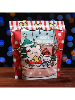 Пакет подарочный, с zip-lock застежкой 13.5 х 13.5 см