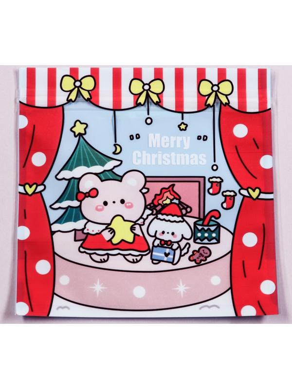 Пакет подарочный, с zip-lock застежкой 13.5 х 13.5 см