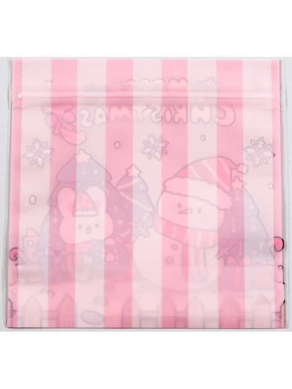 Пакет подарочный, с zip-lock застежкой 13.5 х 13.5 см