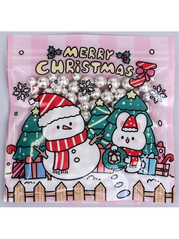 Пакет подарочный, с zip-lock застежкой 13.5 х 13.5 см