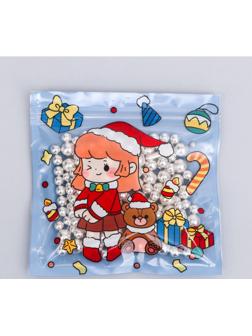 Пакет подарочный, с zip-lock застежкой 13.5 х 13.5 см