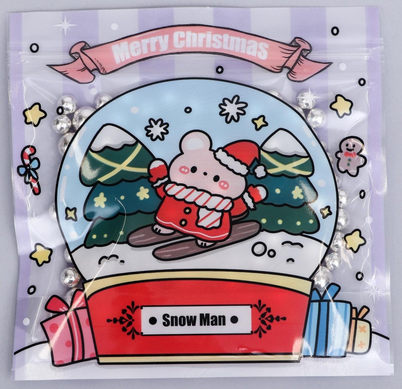 Пакет подарочный, с zip-lock застежкой 13.5 х 13.5 см