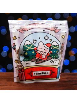 Пакет подарочный, с zip-lock застежкой 13.5 х 13.5 см