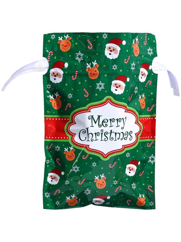 Пакет подарочный с завязками, 