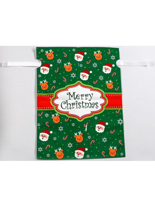 Пакет подарочный с завязками, 