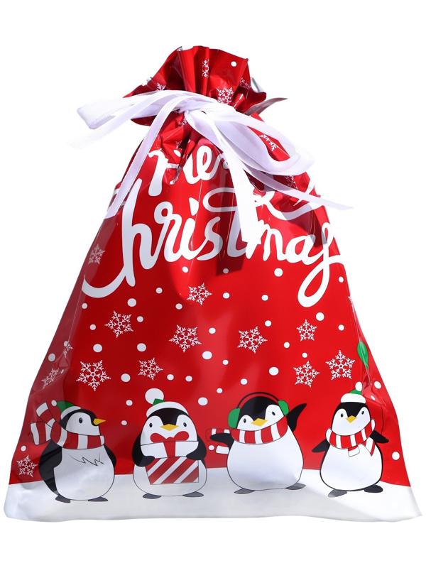 Пакет подарочный с завязками, 