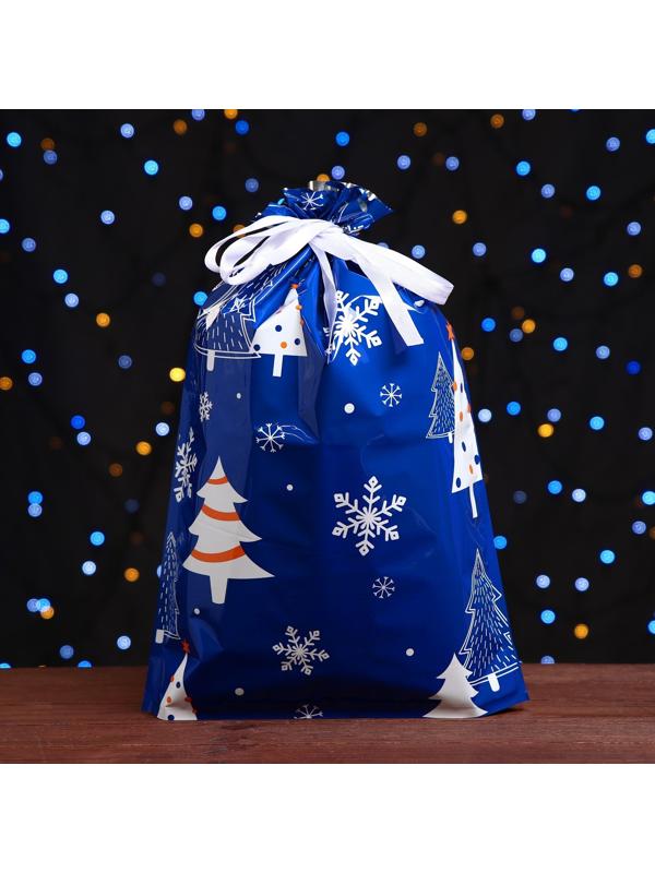 Пакет подарочный с завязками, 