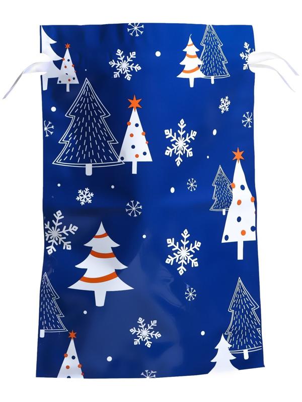 Пакет подарочный с завязками, 