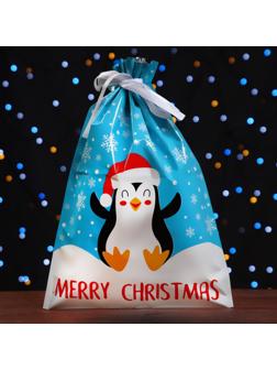 Пакет подарочный с завязками, 