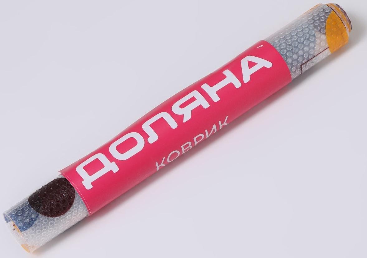 Коврик противоскользящий Доляна Color, 30×150 см