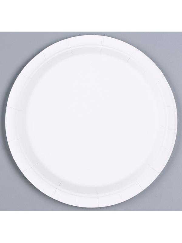 Тарелка бумажная «Смайл», в наборе 6 шт., цвет мятный