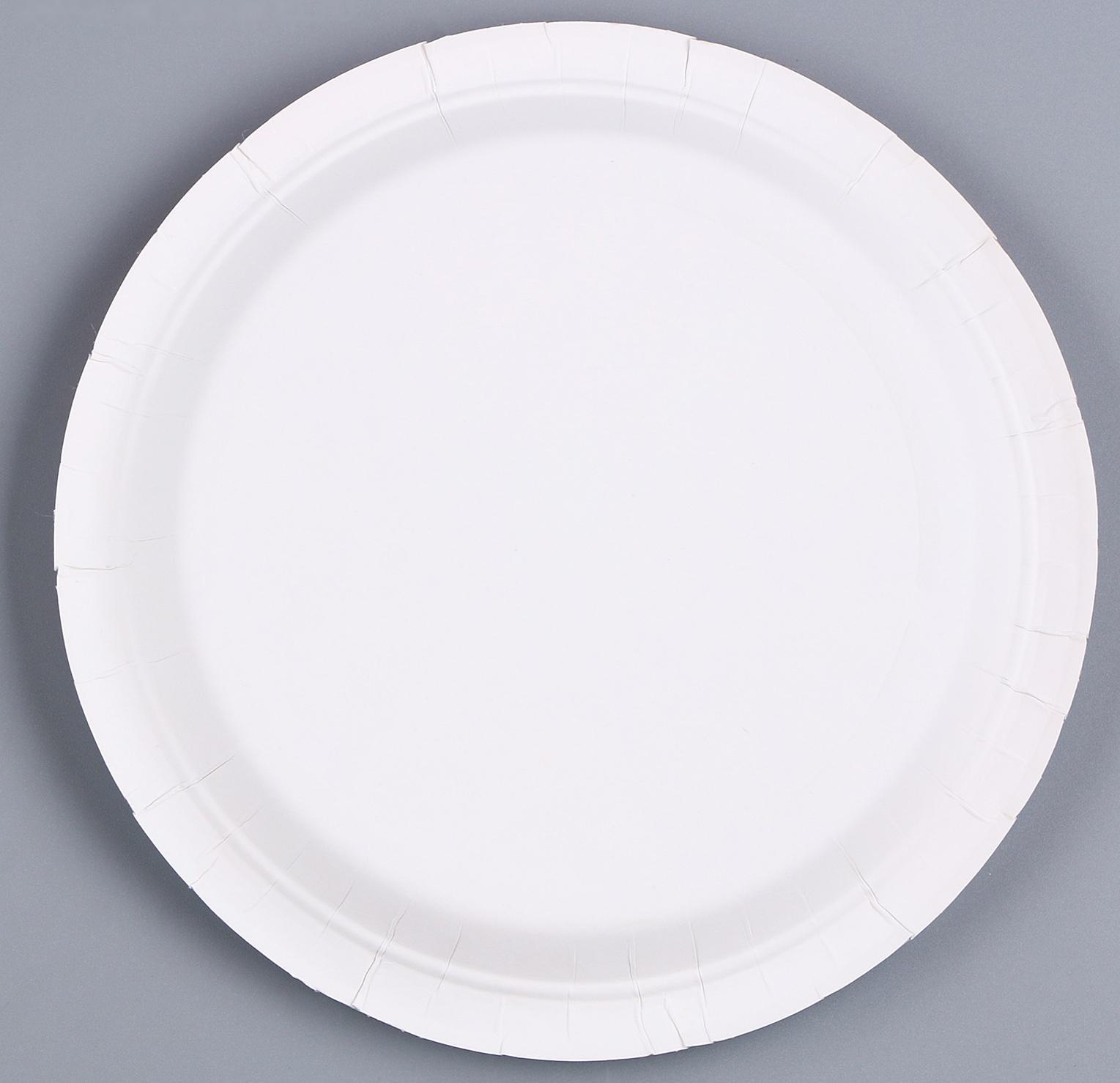 Тарелка бумажная для гендер-пати, набор 6 шт.