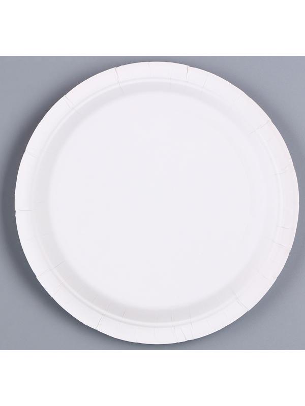 Тарелка бумажная для гендер-пати, набор 6 шт.