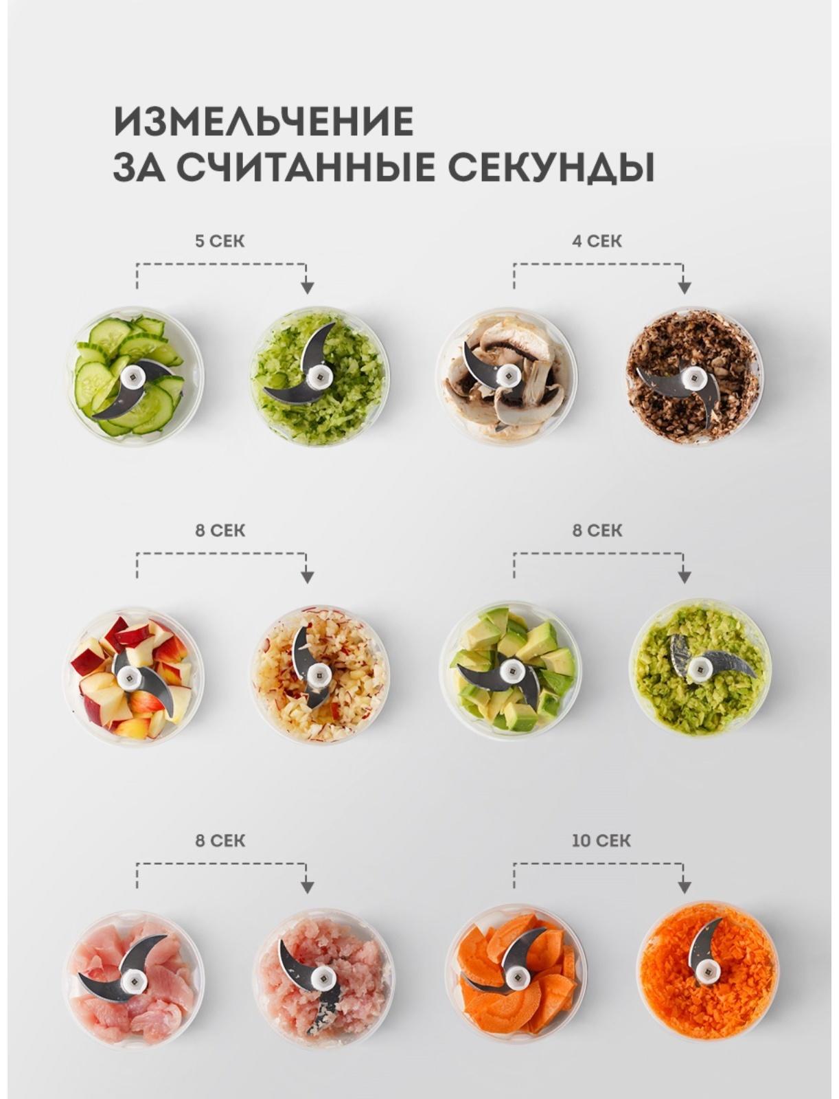 Измельчитель Galaxy GL 2366, пластик, 400 Вт, 0.35 л, розовый