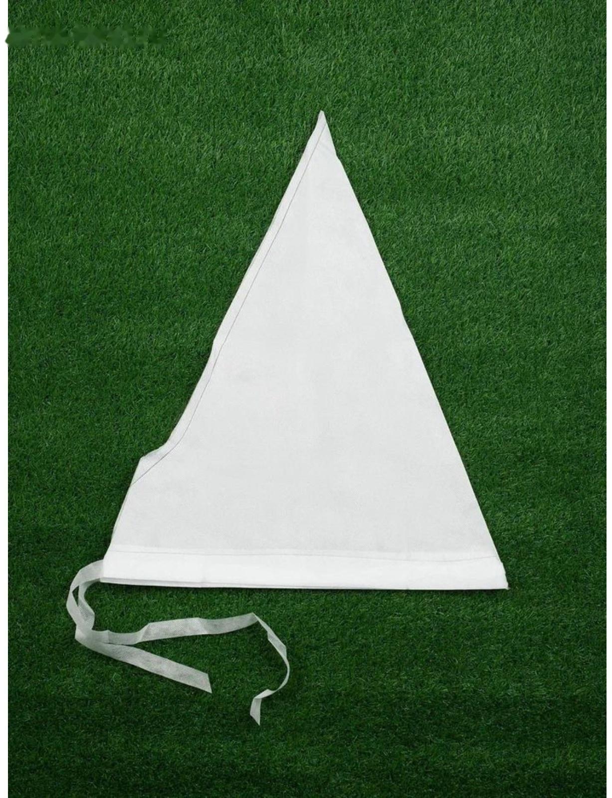 Чехол для растений, конус на завязках, h = 80 см, спанбонд с УФ-стабилизатором, белый, набор (5 шт.)