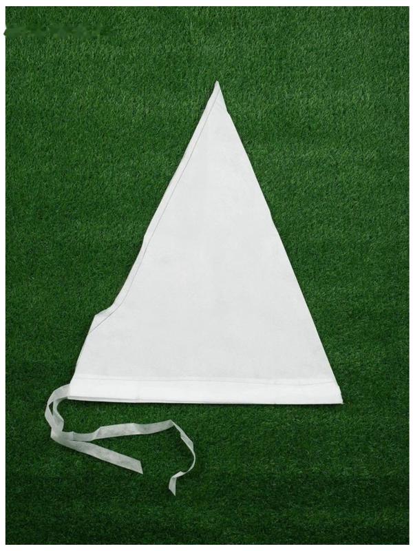 Чехол для растений, конус на завязках, h = 80 см, спанбонд с УФ-стабилизатором, белый, набор (5 шт.)