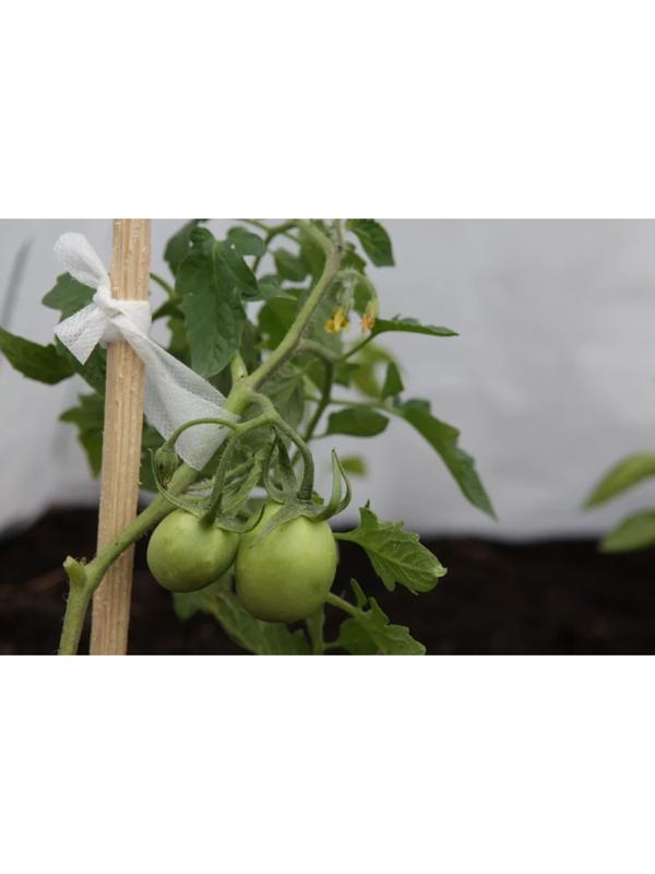 Лента для подвязки растений, 15 м, спанбонд с УФ-стабилизатором, белая