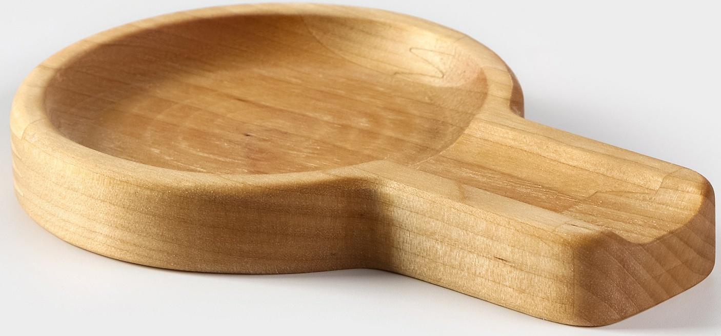 Подставка деревянная под ложку Adelica, 15×10×1,8 см, берёза