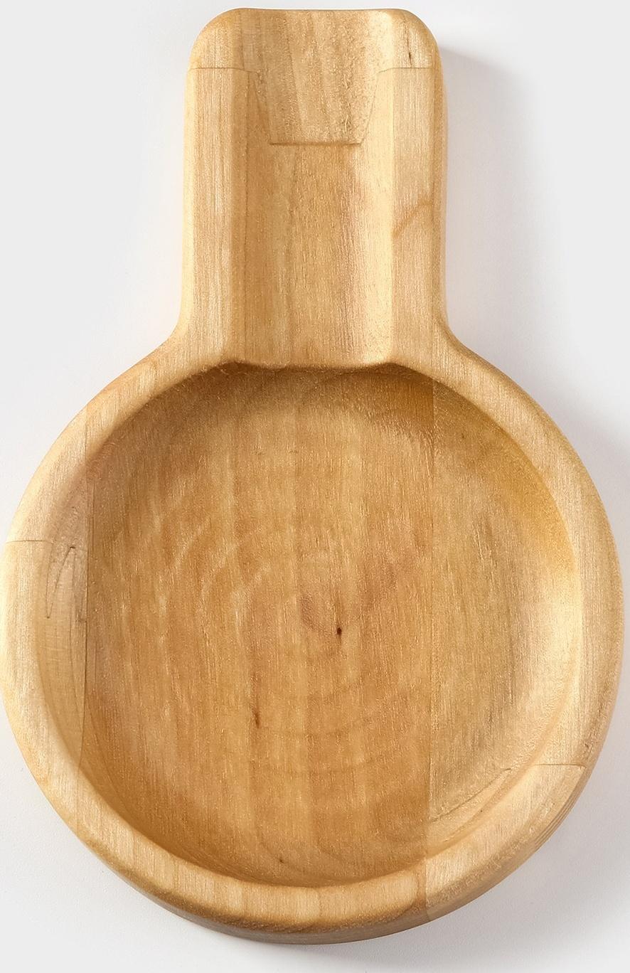 Подставка деревянная под ложку Adelica, 15×10×1,8 см, берёза