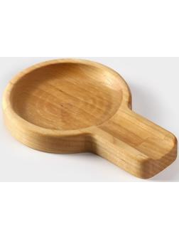 Подставка деревянная под ложку Adelica, 15×10×1,8 см, берёза