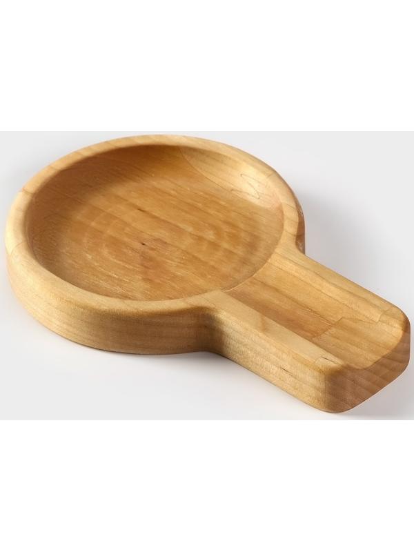 Подставка деревянная под ложку Adelica, 15×10×1,8 см, берёза