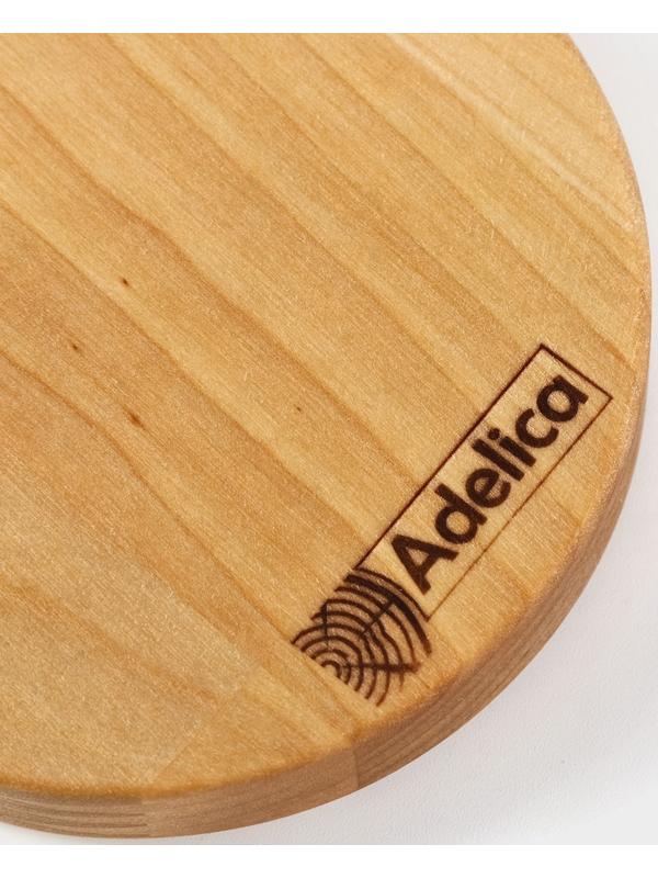 Подставка деревянная под ложку Adelica, 15×10×1,8 см, берёза