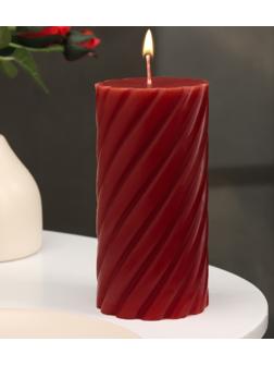 Свеча-цилиндр ароматическая витая 