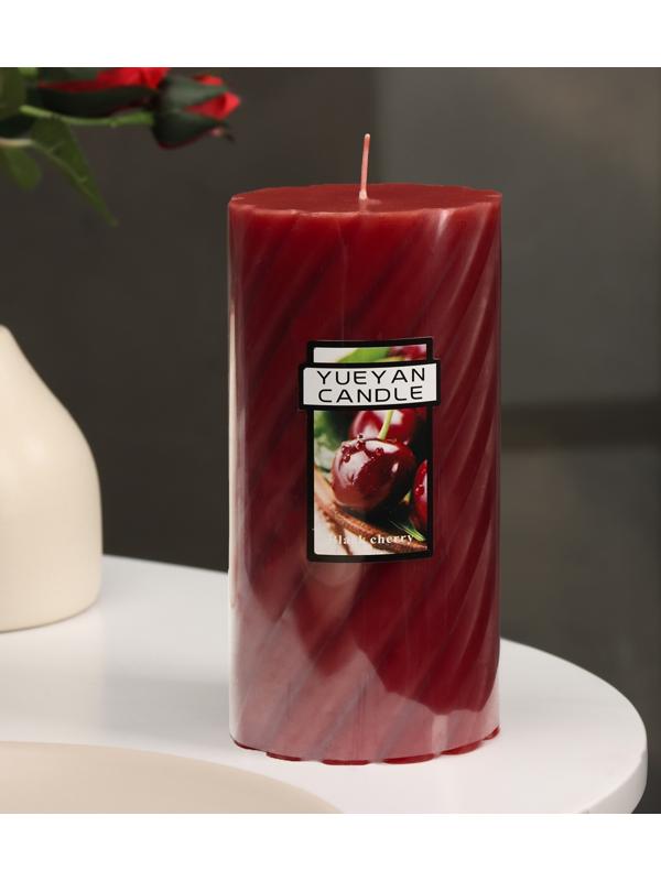 Свеча-цилиндр ароматическая витая 