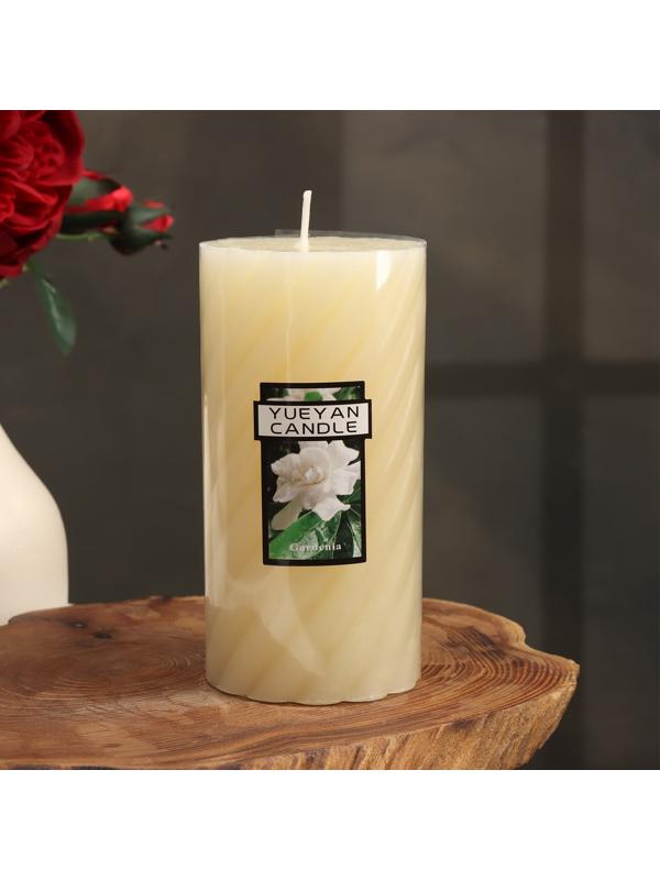 Свеча-цилиндр ароматическая витая 