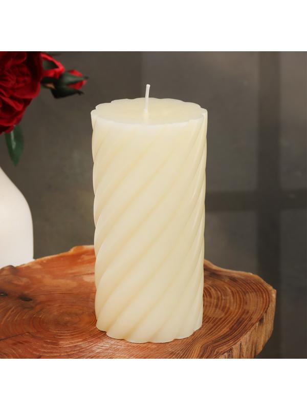 Свеча-цилиндр ароматическая витая 