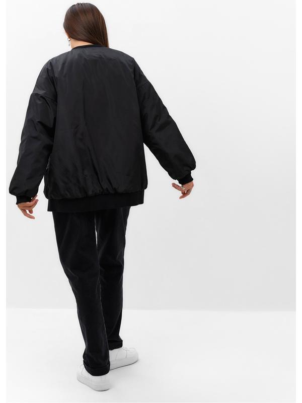 Куртка (бомбер) женский, черный, р. L (46-48)