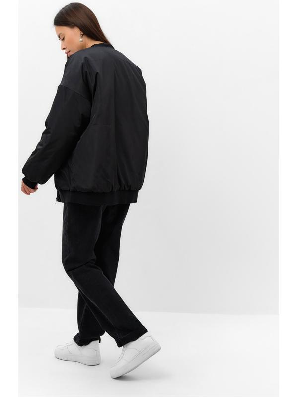 Куртка (бомбер) женский, черный, р. L (46-48)